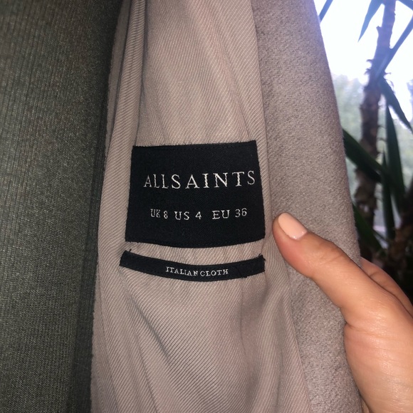 AllSaints Leni Coat size 4 - Picture 6 of 12